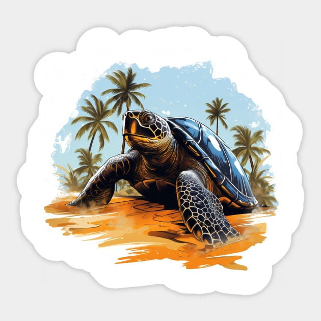 Green Sea Turtle Sticker by zooleisurelife